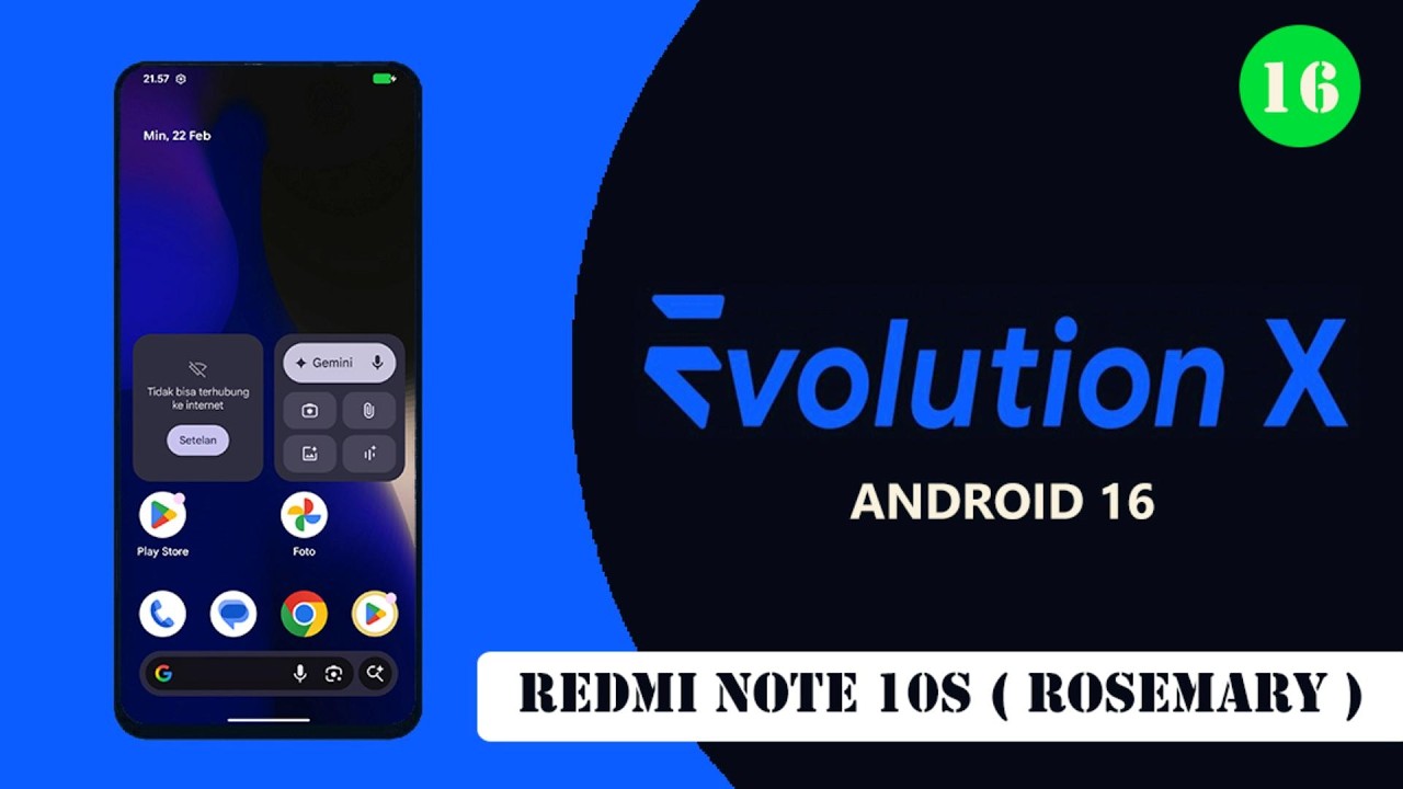 TUTORIAL FLASH CUSTOM ROM EVOLUTION X (ANDROID 16) kernel 4.19 - REDMI NOTE 10s/POCO M5s (ROSEMARY)