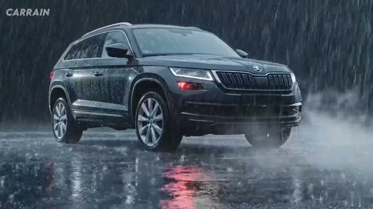 This Is Why Rain Sounds in a Skoda Kodiaq Feel So Relaxing