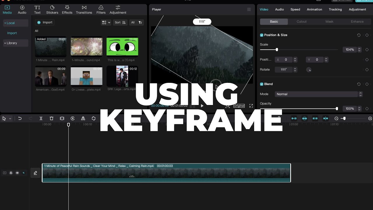 Как использовать KeyFrame в CapCut для ПК (2023)