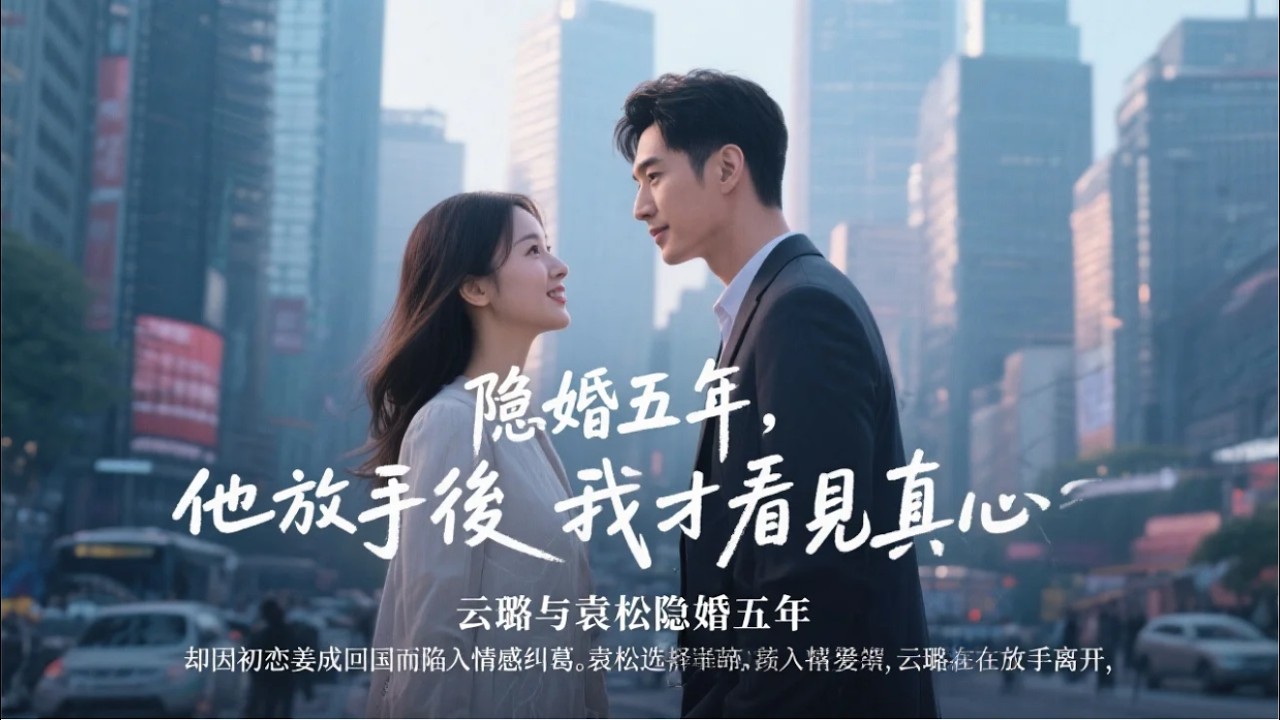 初戀回國那晚，我的隱婚丈夫留下簽好字的離婚協議，消失了。📄🚶‍♂️