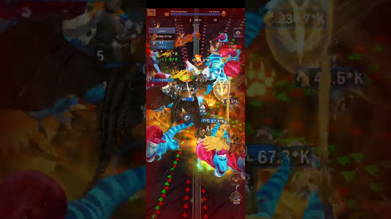 WAO. 1674 realm. AFD+SYZ They get the first crown and beat the RPS.💪💪