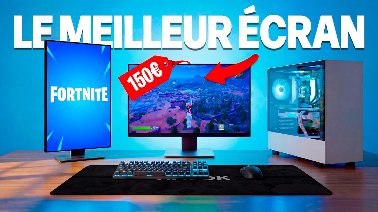 Un JOUEUR PRO teste le MEILLEUR ÉCRAN pour FORTNITE ! 😲 (à 150€)
