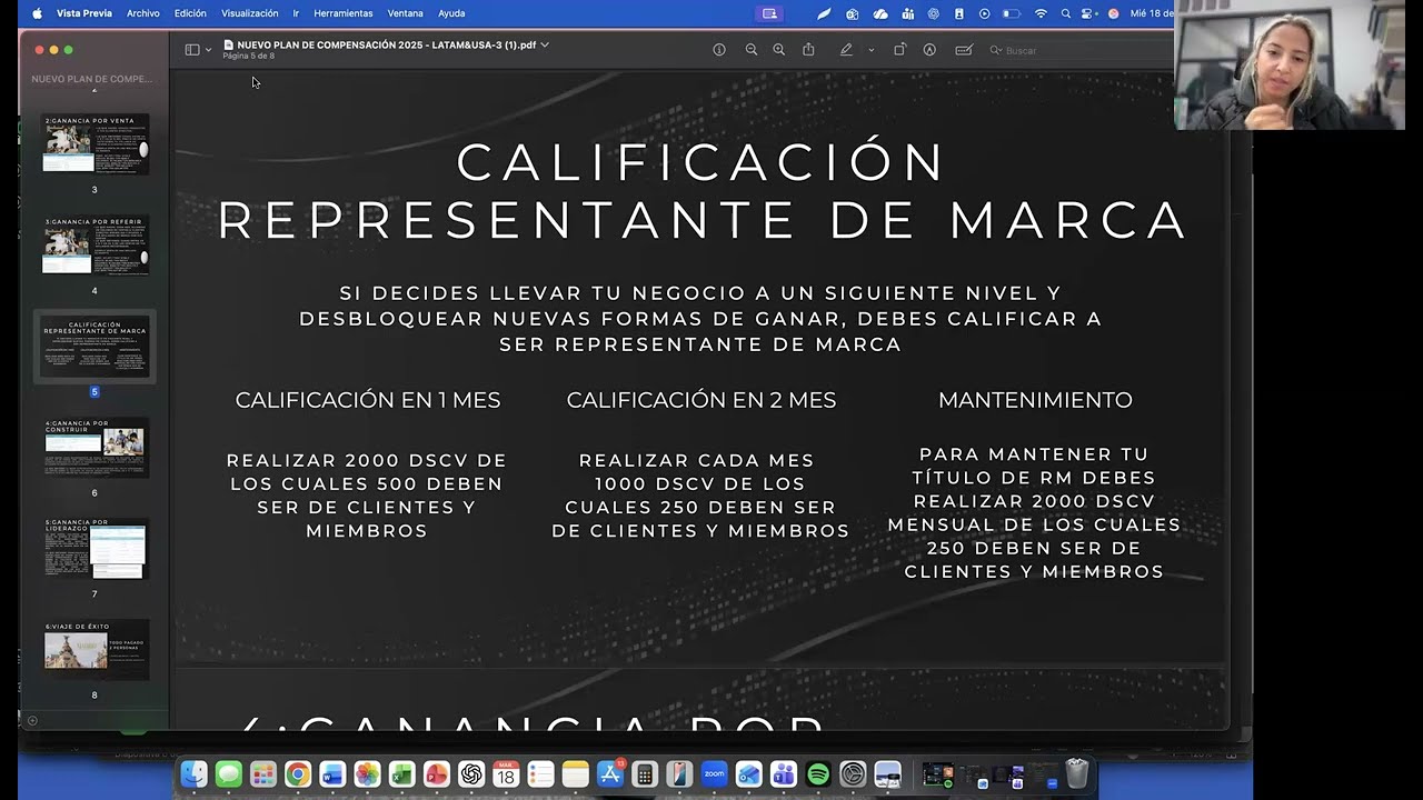 Capacitación del Plan de compensación Nuskin-  Juan Felipe Cacua