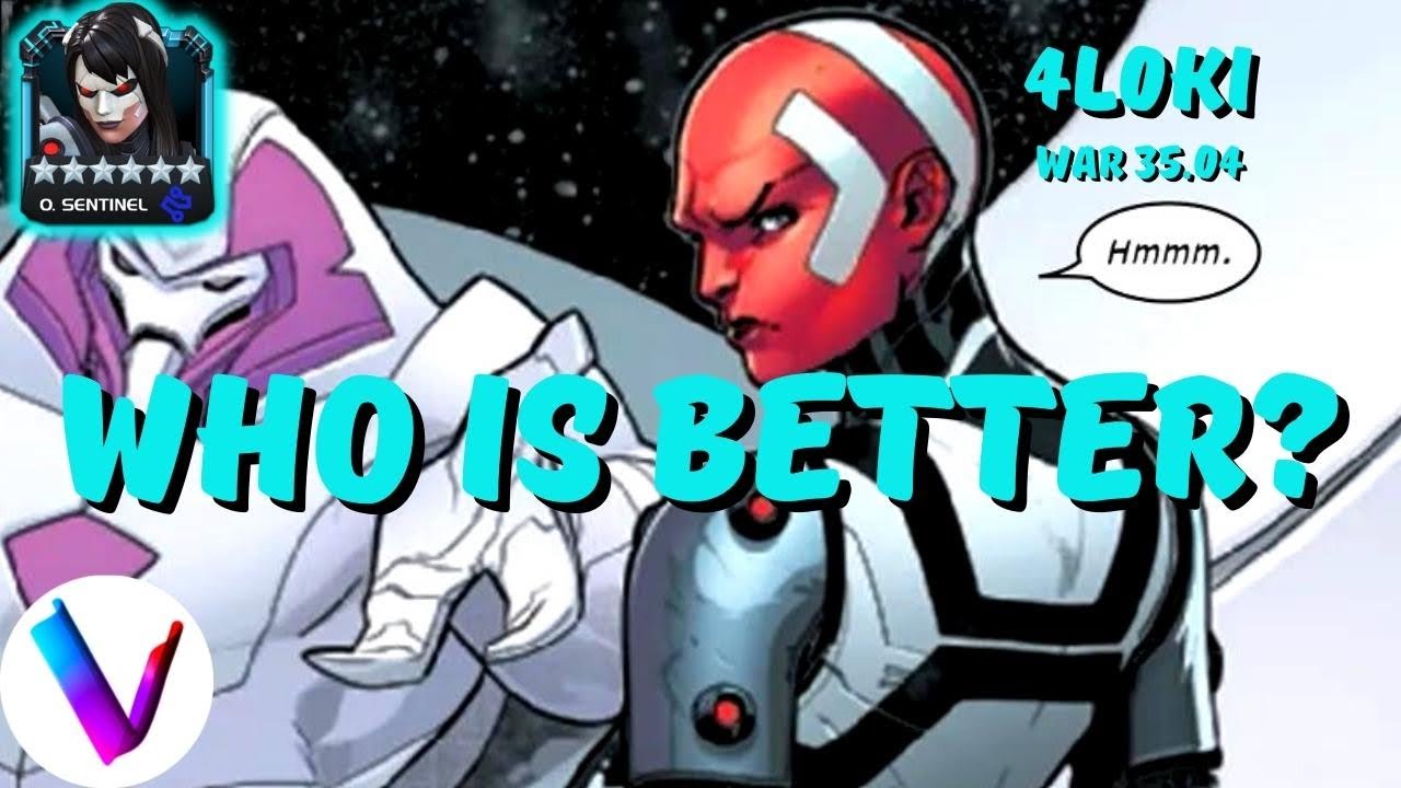 Omega Sentinel is as good as Nimrod?  They are very close! War 35.04 4L0ki MCoC