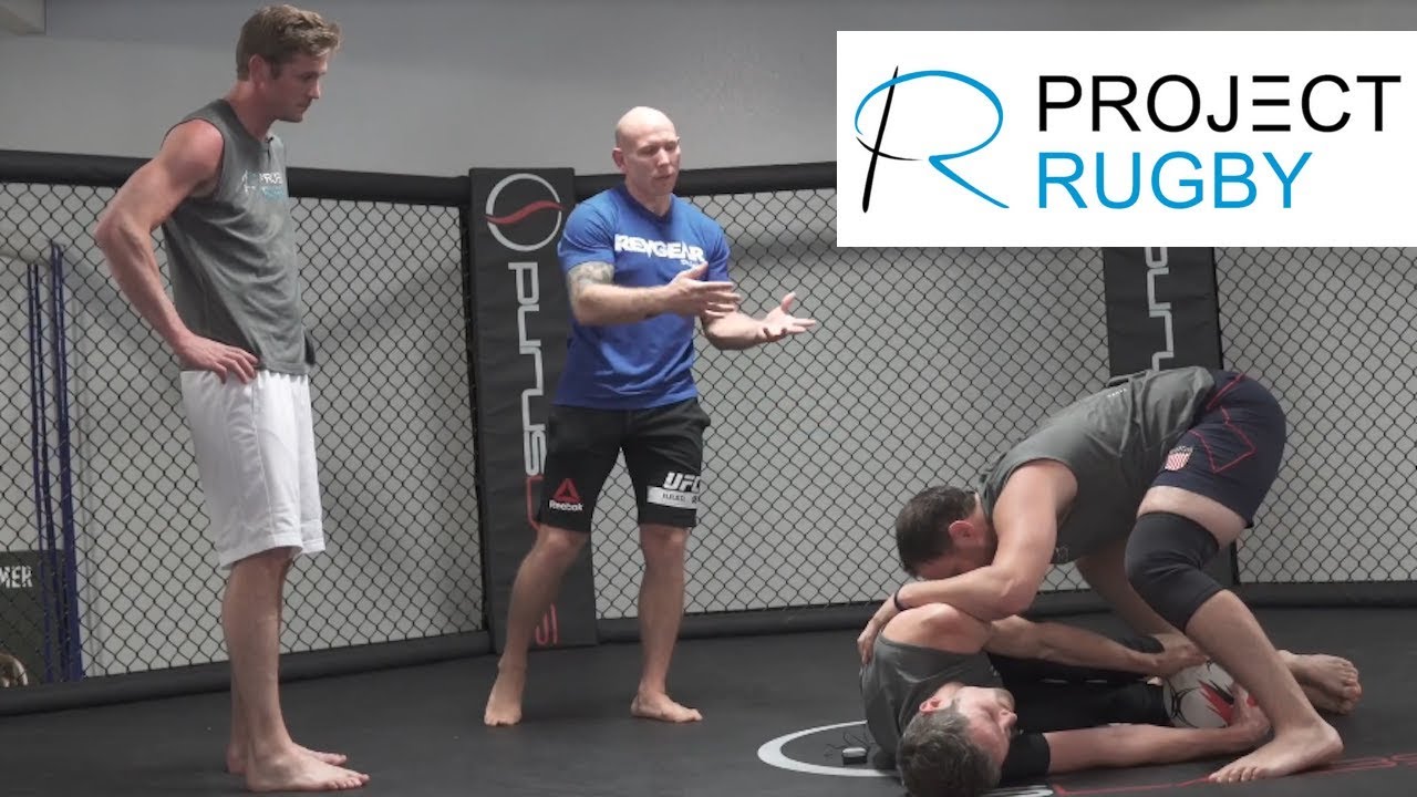 Project Rugby Meets MMA: Tackles, Takedowns, Saddle Rolls with Josh Emmett UFC