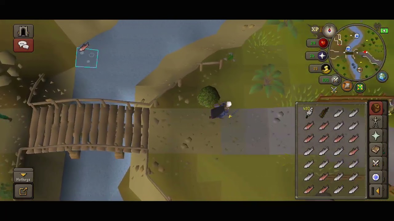 Slow (mild AFK) OSRS while I'm working