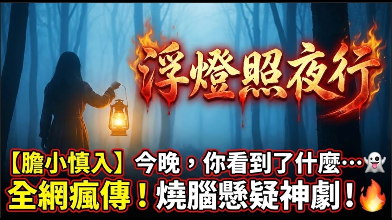 【已完结】半夜千萬別提燈！😱浮燈照夜行，照出的不是路，竟然是...👻 膽小慎入！【浮燈照夜行】#短劇 #悬疑 #情感