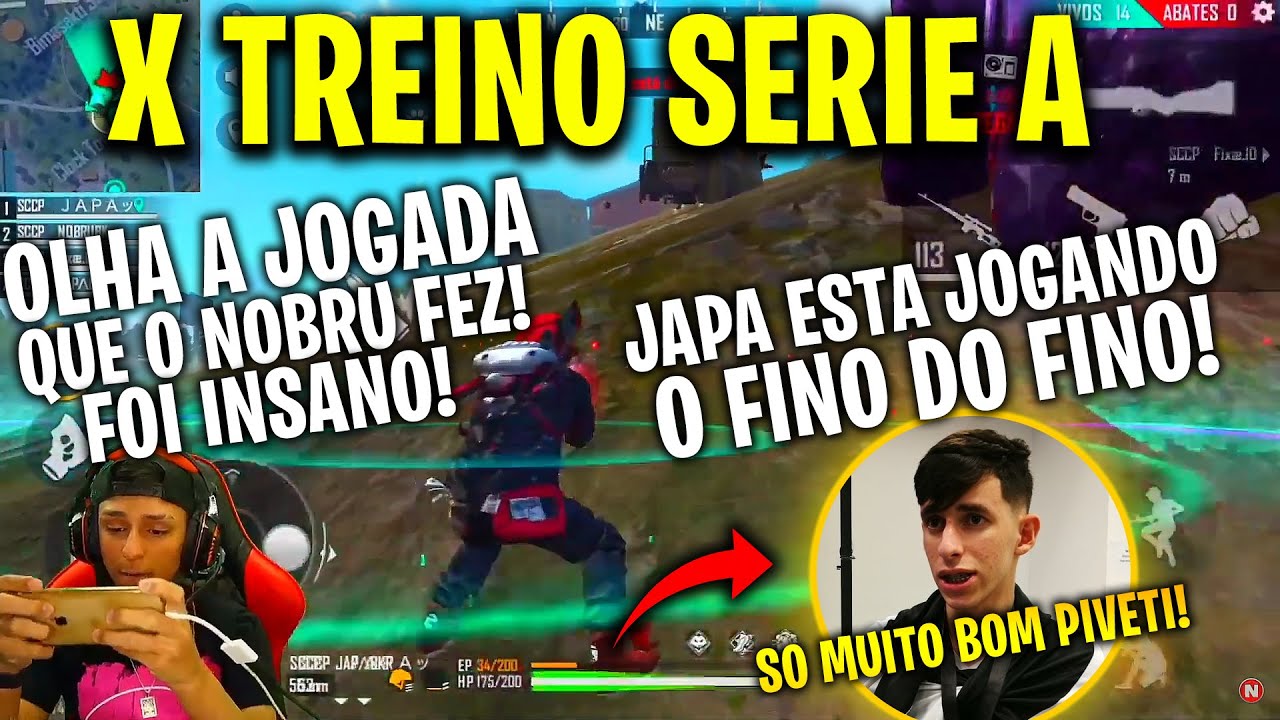 NOBRU AMASSOU DE UMA MANEIRA ABSURDA, JAPA04 BAGAÇANDO GERAL E TODO MUNDO! X TREINO LBFF CLIPS