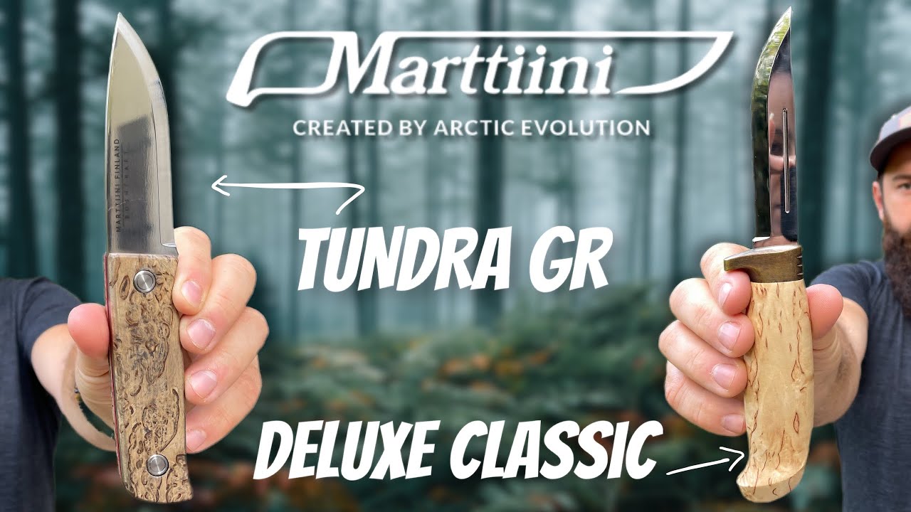 Couteau de Bushcraft Marttiini TUNDRA GR et DELUXE CLASSIC