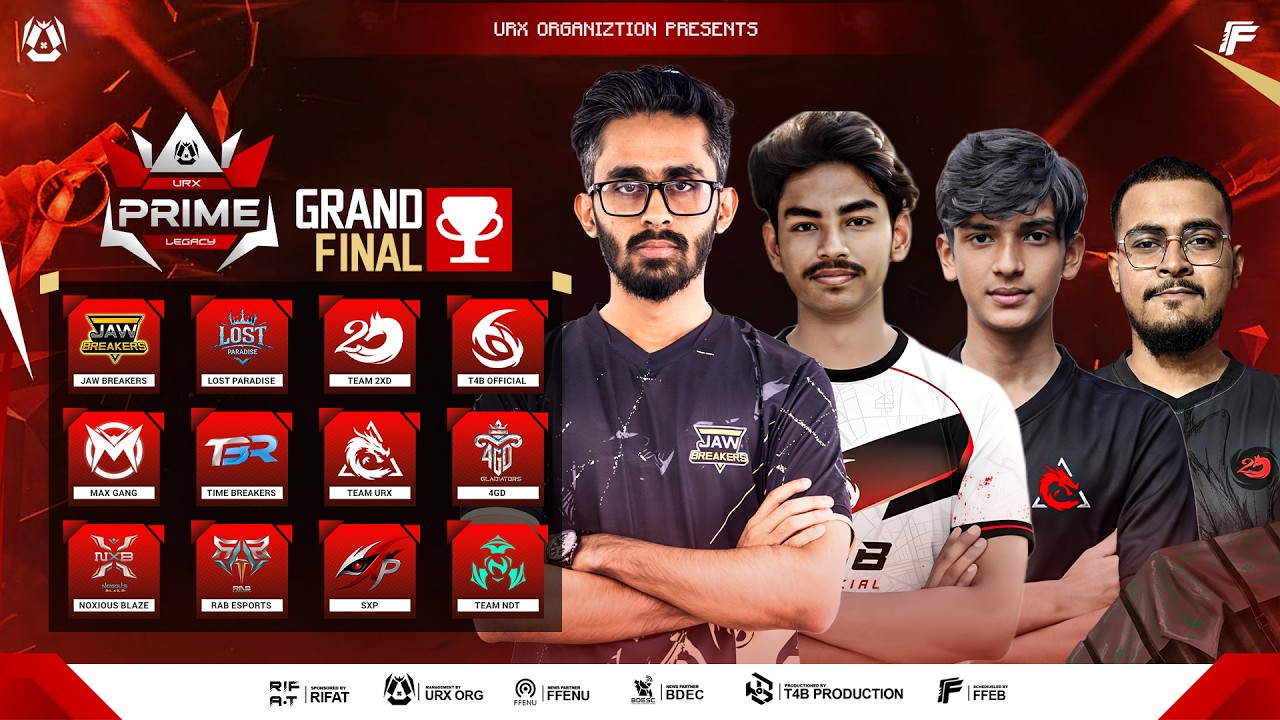 [🔴LIVE] URX PRIME LEGACY | GRAND FINAL | ORG BY URX ORGANIZATION