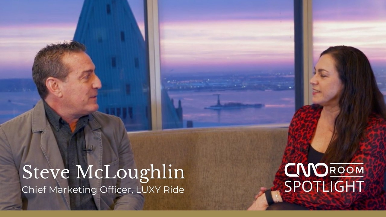 CMORoom Spotlight with Steve McLoughlin (Chief Marketing Officer, LUXY Ride)