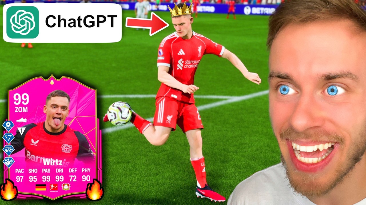 99er Florian Wirtz - aber ChatGPT bestimmt sein TEAM! 👀🤖