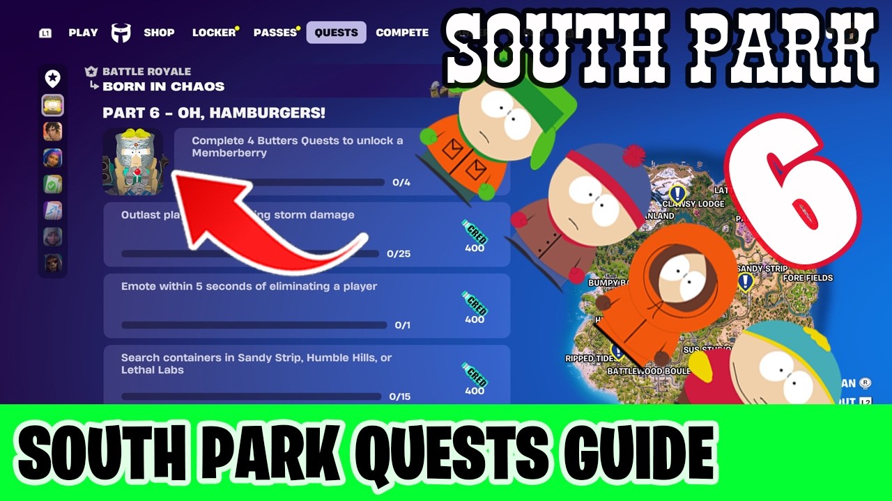 How to Easily complete South Park Quests Part 6