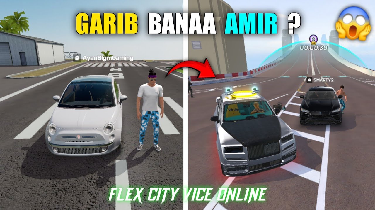 GARIB BANAA AMIR ? || FLEX CITY VICE ONLINE GAMEPLAY