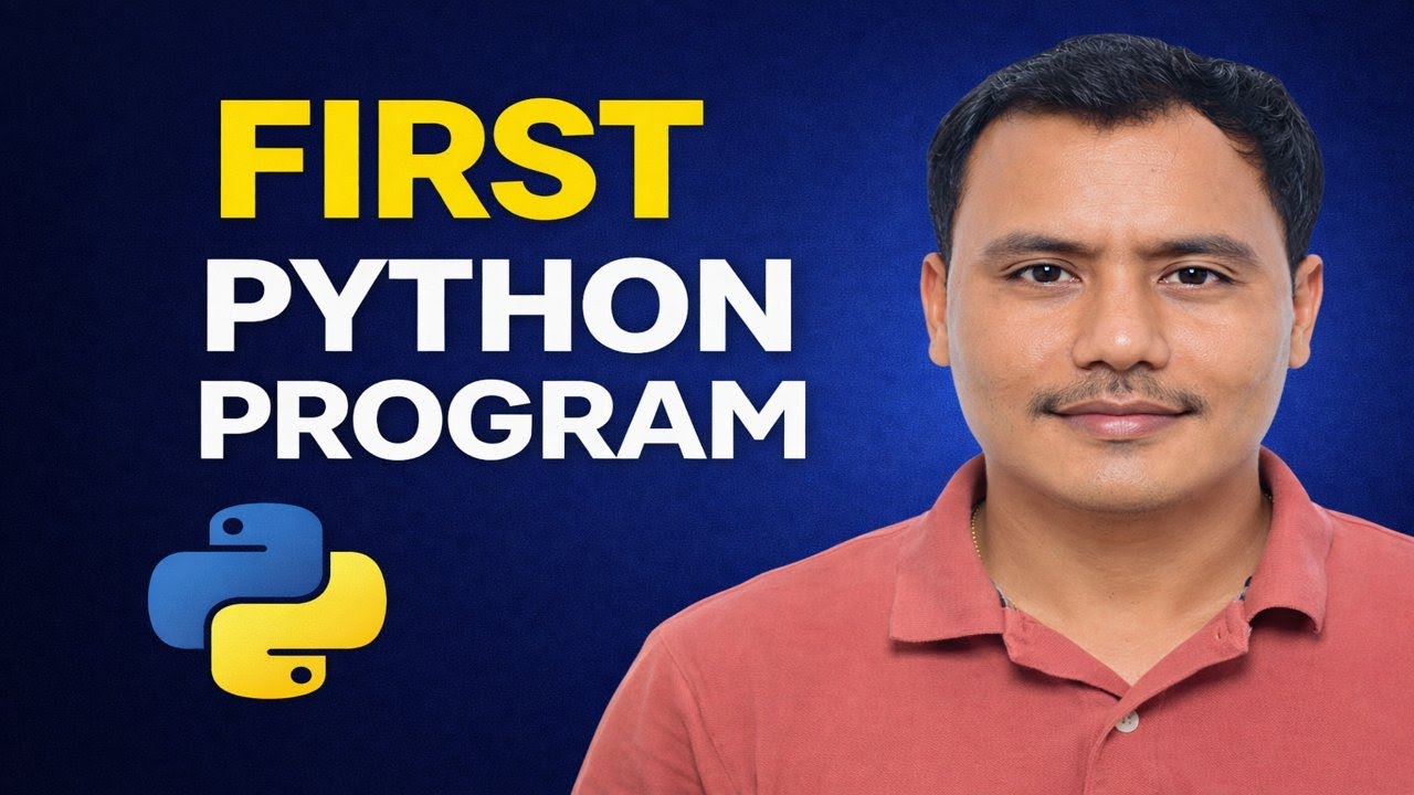 Run Your First Python Program in VS Code | Python for Beginners