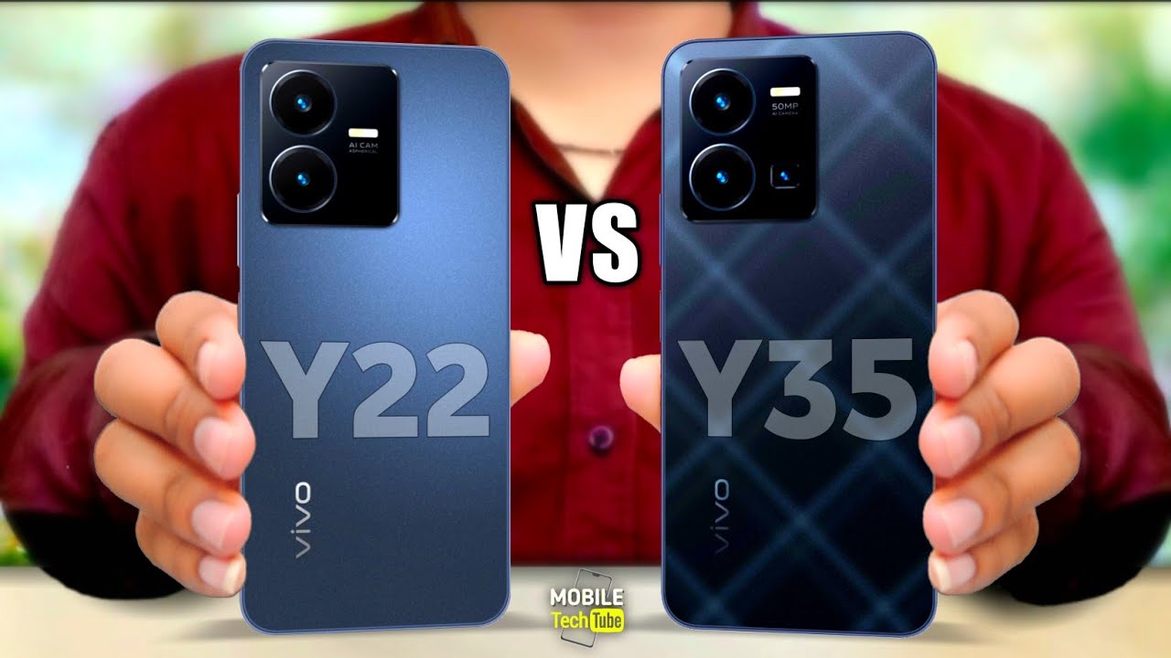 vivo Y22 vs vivo Y35 | Comparison  @mobiletechtube