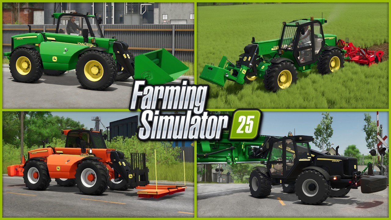 John Deere 3400 Telehandler (by BsM) | Farming Simulator 25