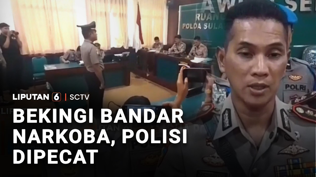Bekingi Bandar Narkoba, Polisi Dipecat | Liputan 6