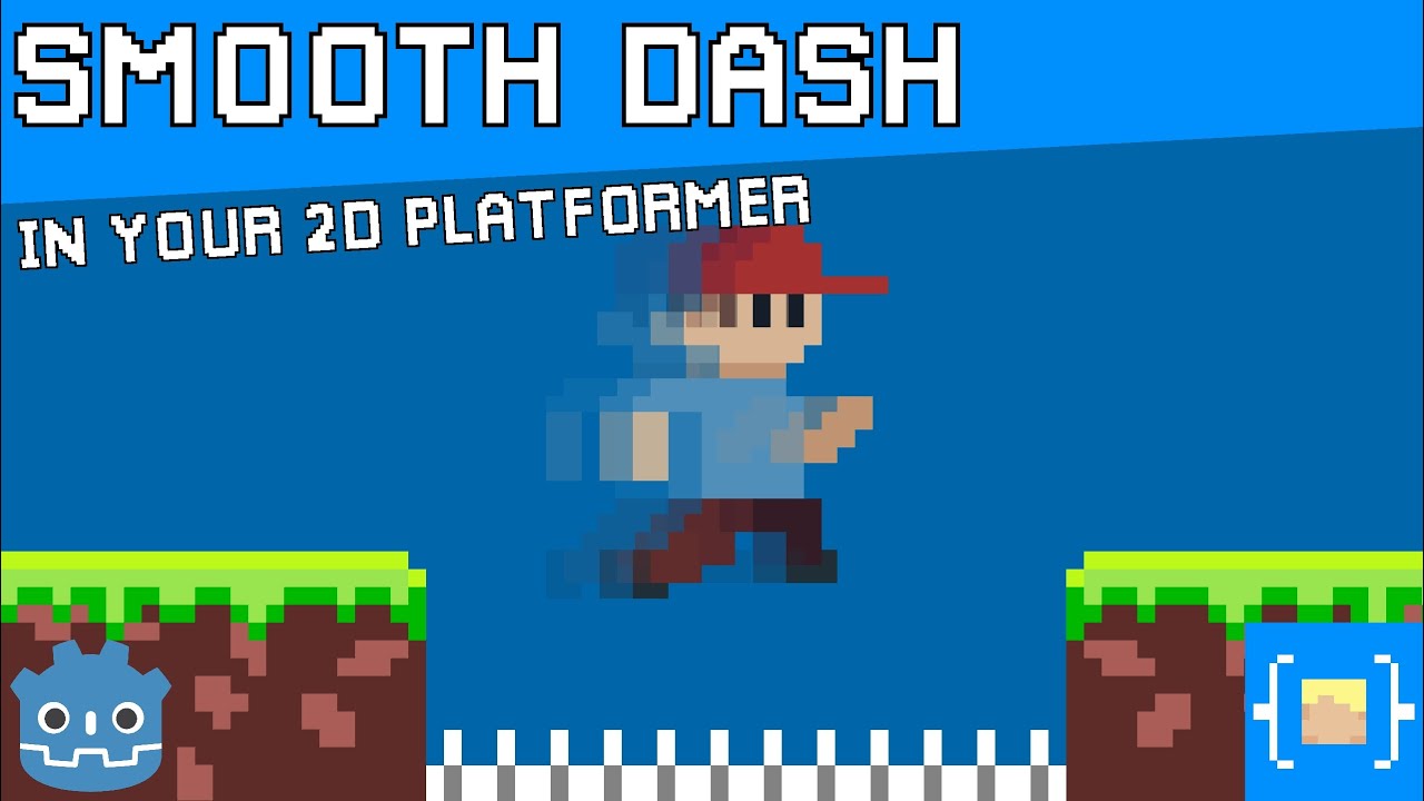 Добавьте плавный рывок к своему 2D-персонажу | Godot Platformer Tutorial 006
