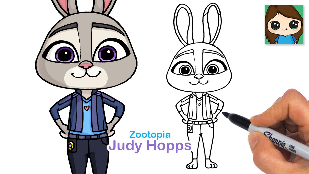 How to Draw Judy Hopps Rabbit | Zootopia 2