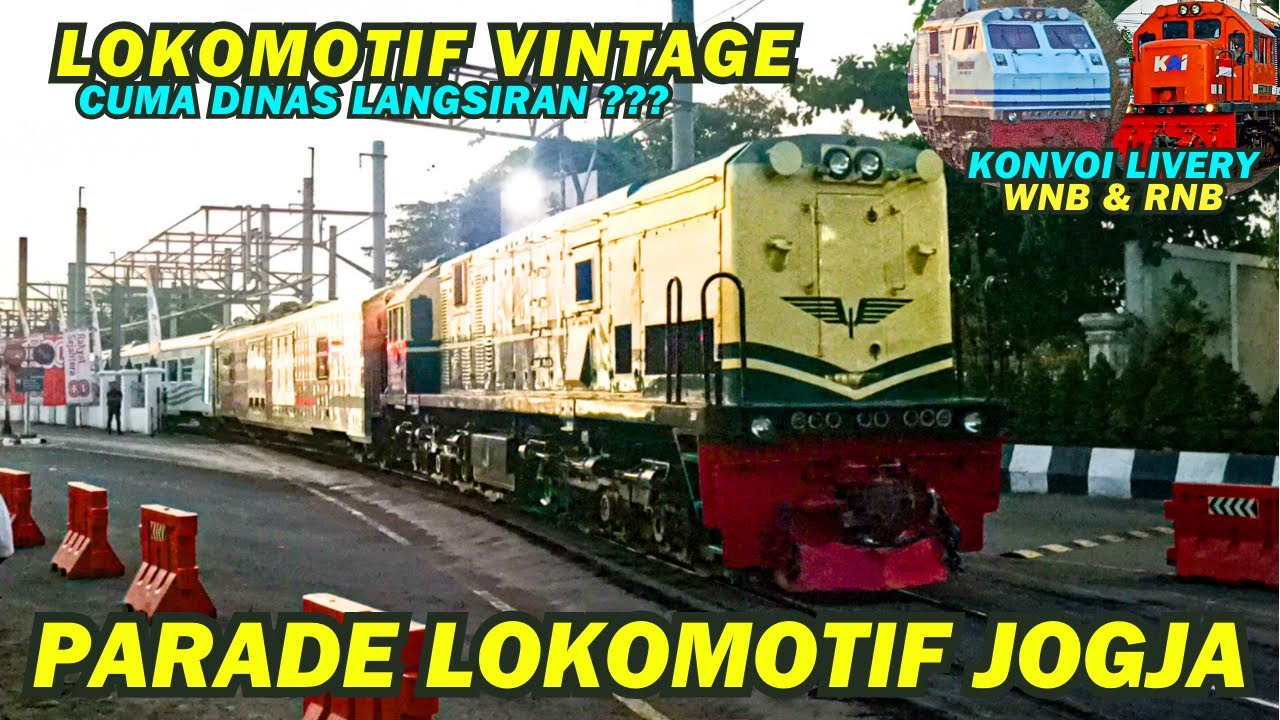 PARADE LOKOMOTIF LIVERY SPESIAL STASIUN YOGYAKARTA!! Hunting Kereta Api Sore Stasiun Tersibuk Yogya