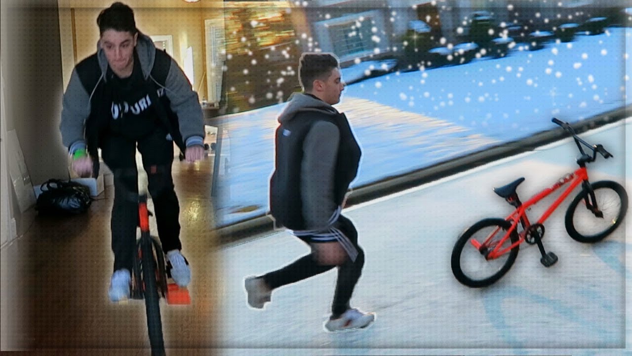 SNOW DAY BMX FAILS AT THE tK HOUSE! - (SNOW VLOG PART 1)