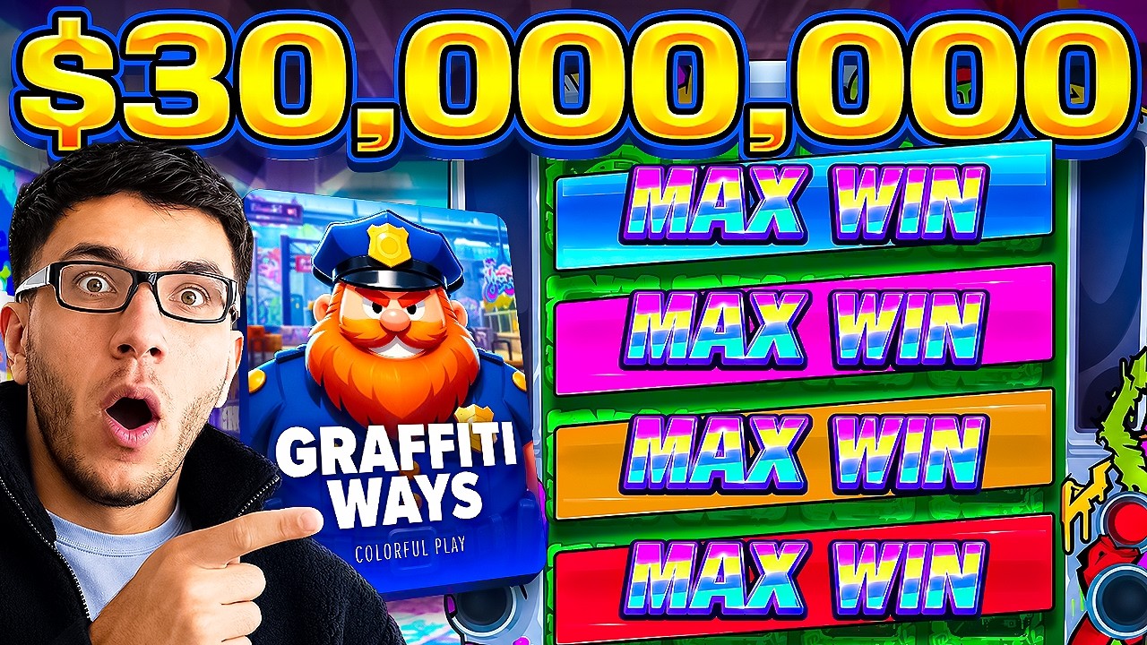 Trainwrecks Smashes 4 MAX WINS On Graffiti Ways! (NEW)