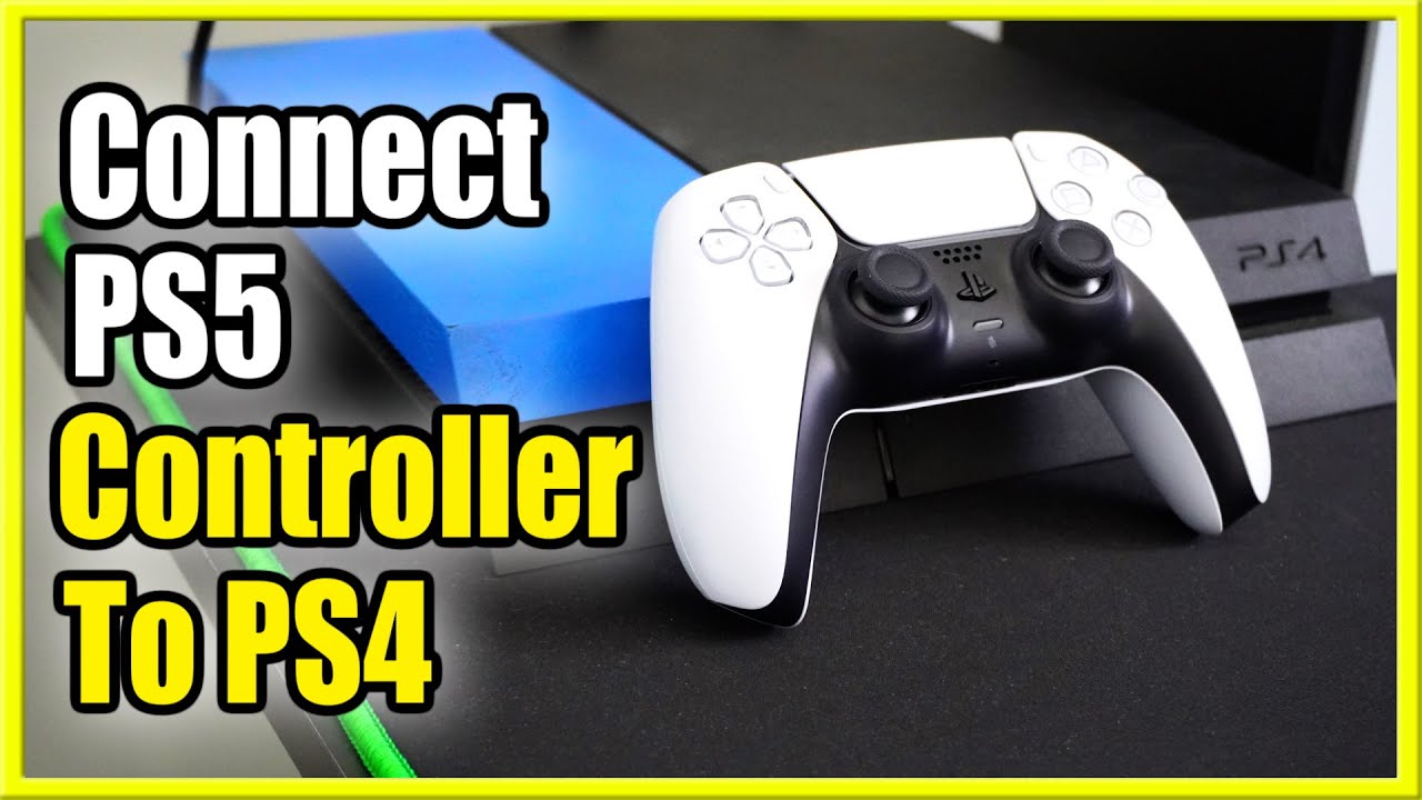 How to Connect PS5 Controller to PS4 with almost NO INPUT LAG (Easy Method!)