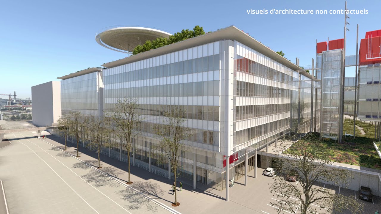 Campus hospitalo-universitaire Grand Paris-Nord : projet du groupement Renzo Piano Building Workshop