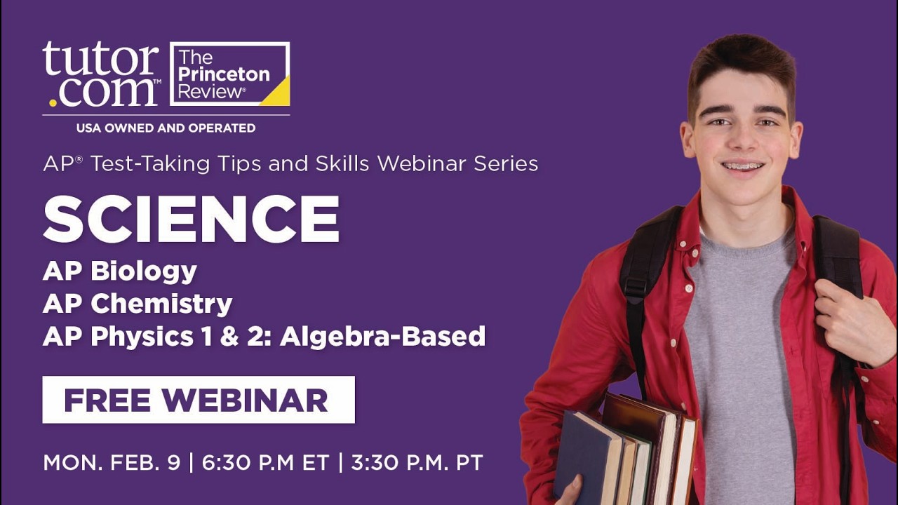 AP Science Strategies and Insights Winter 2026 | Webinar | The Princeton Review and Tutor.com