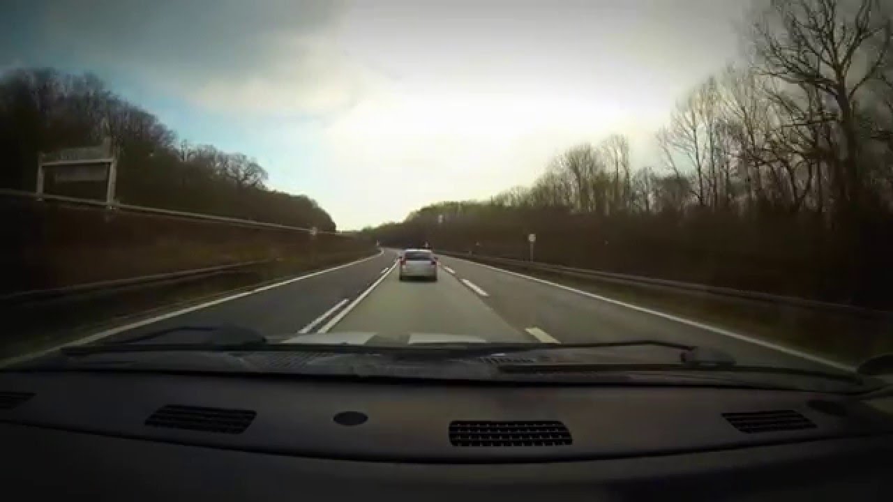 Dodge RAM 5.7L on German Autobahn, several times at top speed! #SIDEPIPES#
