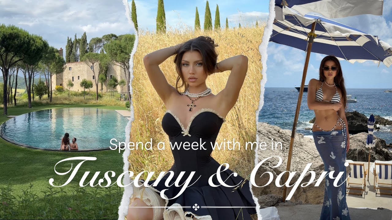 CAPRI & TUSCANY Travel Vlog: Iconic Hotels, Delicious Food, Outfits & Funny Moments | Marinela Bezer