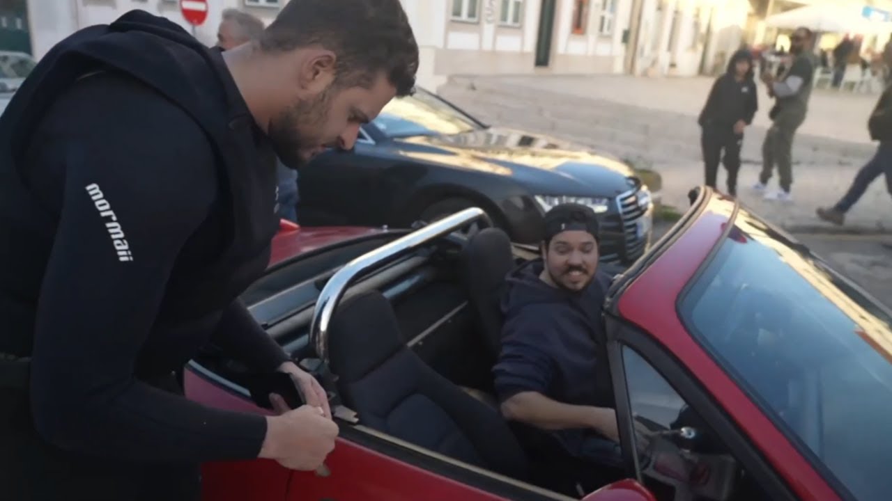 JON VLOGS MOSTRANDO O CARRO DO STERE EM PORTUGAL!