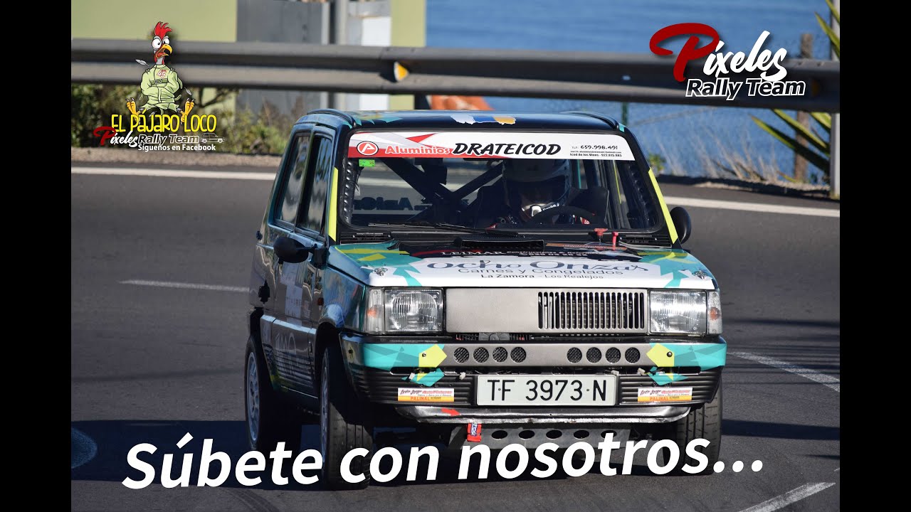 SUBIDA LA GUANCHA 2024   EL PAJARO A LO LOCO -SEAT PANDA ONBOARD HillClimb
