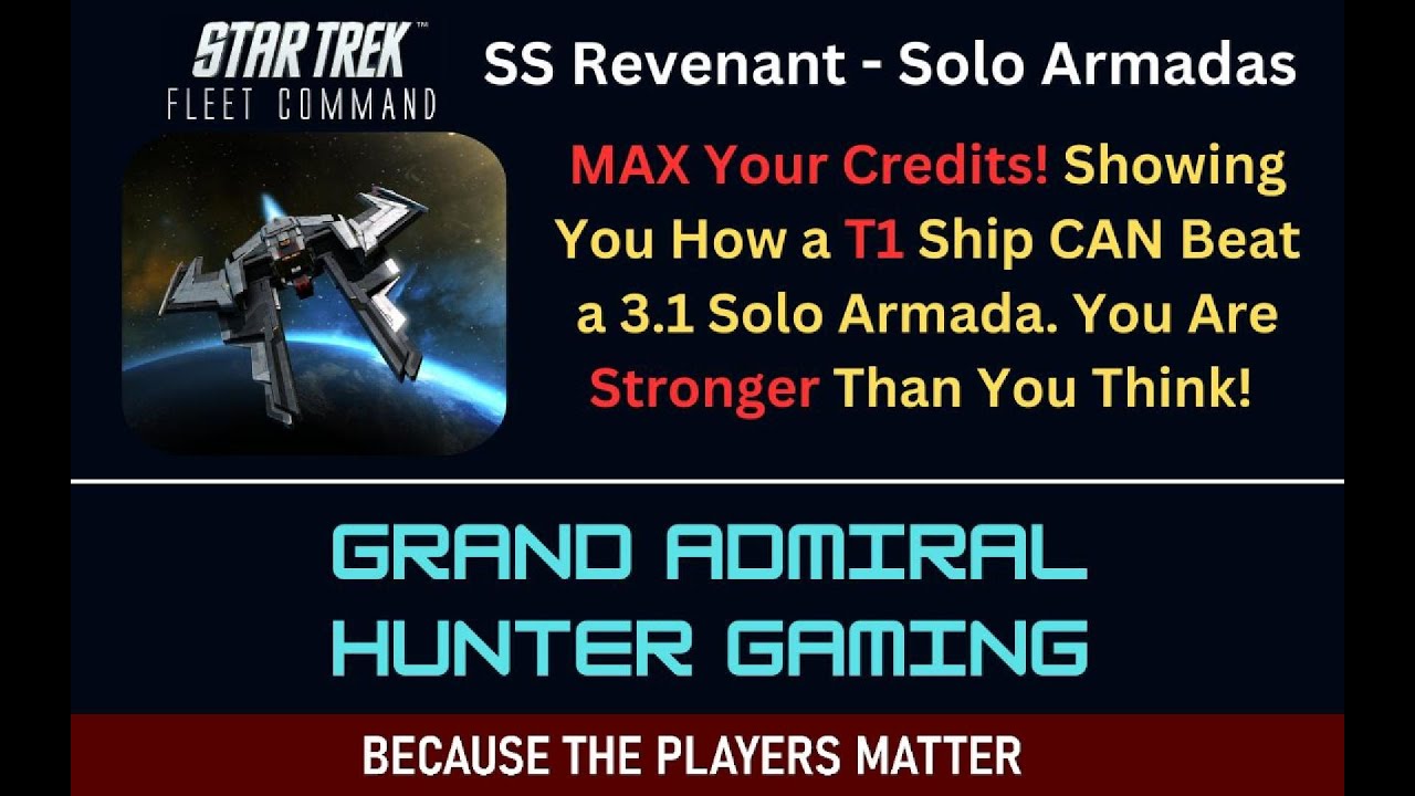 STFC - T1 Revanant Beating a 3.1 Borg Solo? Let's Max You Credits and Turnins!