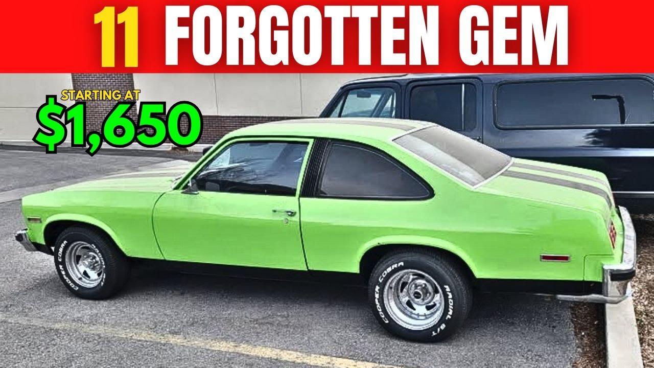 Rare Classic gems: 11 Classic Cars for Sale Under $13,000!