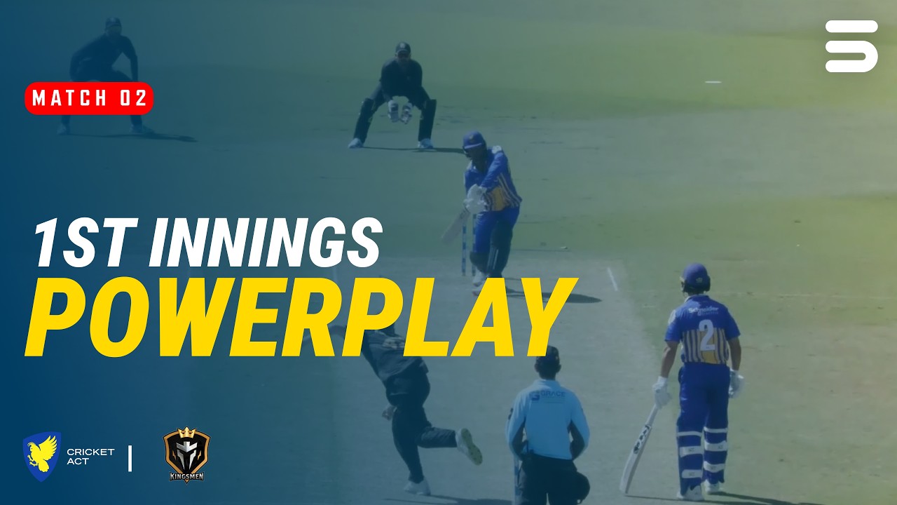 1st Innings Powerplay | ACT Comets vs Hyderabad Kingsmen | Match 02 | Top End 2026 | ZP1U