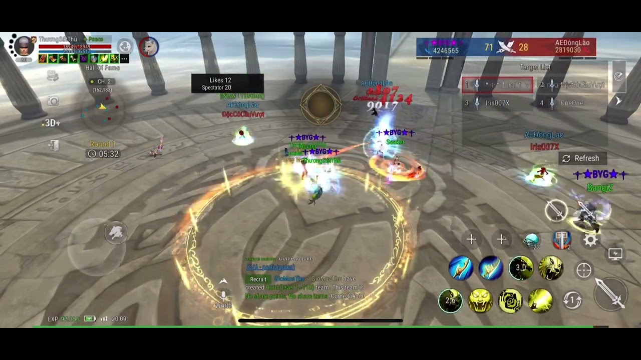 BYG vs Awdonglao Aries Server #silkroadoriginmobile #silkroadvietnamese #silkroadonline