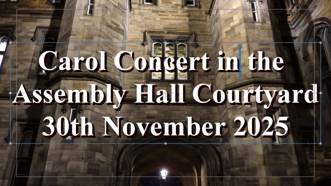 Carol concert in the Assembly Hall courtyard 2025