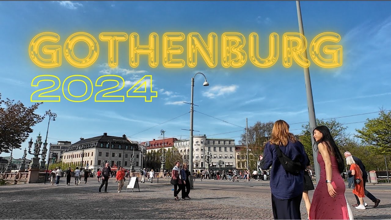Gothenburg, Sweden Walk Tour - 4K
