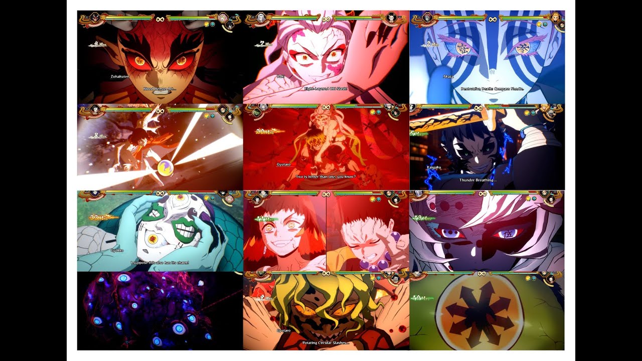 All Demon Ultimate Attack Kimetsu No Yaiba - The Hinokami Chronicles 2