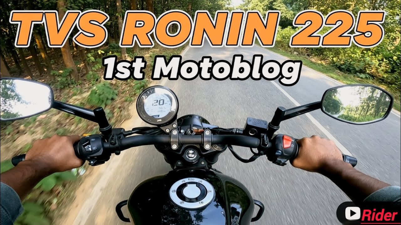 TVS Ronin 225 First Ride & Review | Full Motovlog Experience  #tvsronin #ronin #bikelife #bikelover 