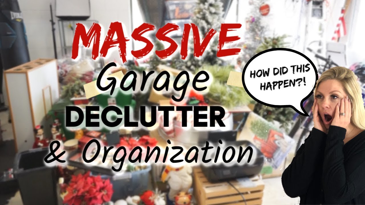 MASSIVE Garage DECLUTTER| Spring Cleaning Motivation 2019| Megan Navarro