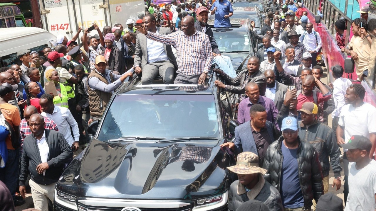 LIVE: Gachagua finally lands in Ruto's Kalenjin Backyard! Addressing residents in Bomet