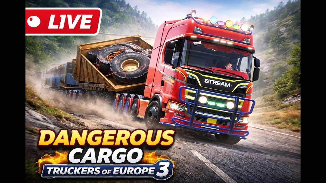 🔴 LIVE Dangerous Heavy Cargo Drive | Truckers of Europe 3 | TITAN TRUCKS