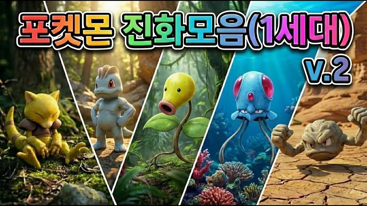 포켓몬 진화모음(1세대 ) v.2