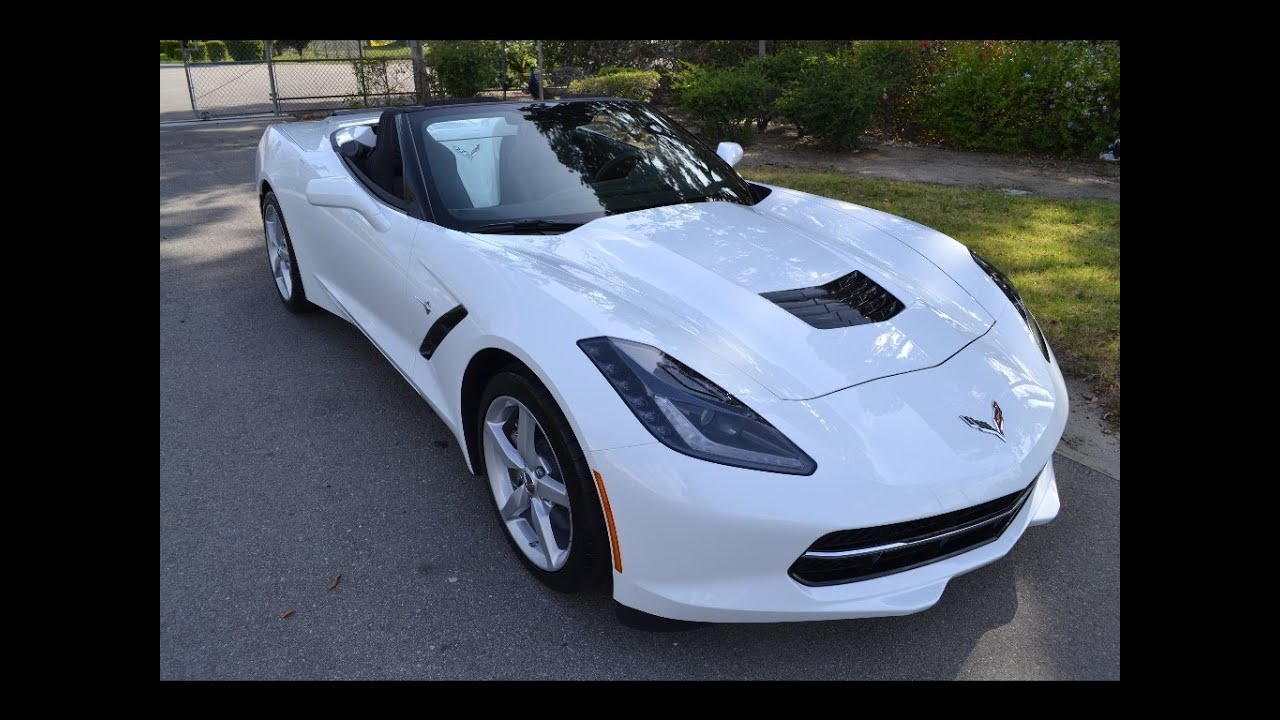 SOLD 2014 Chevrolet Corvette Stingray Convertible Arctic White
