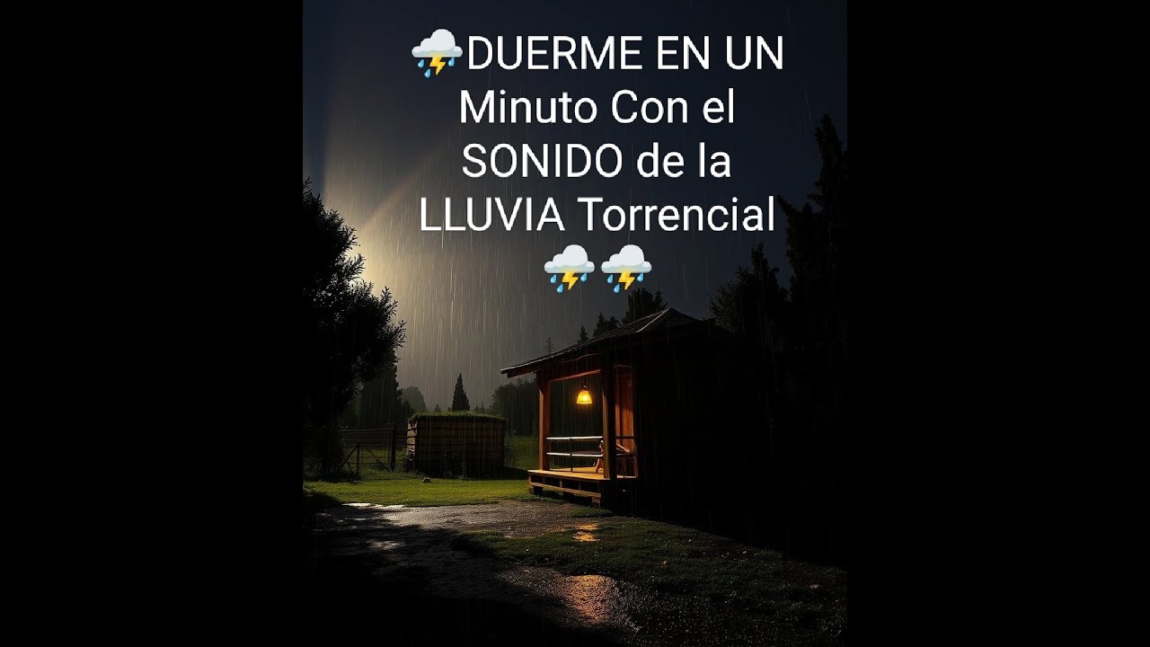 DUERME PROFUNDO con la LLUVIA para un sueño REPARADOR,SLEEP DEEPLY with RAIN for RESTFUL sleep