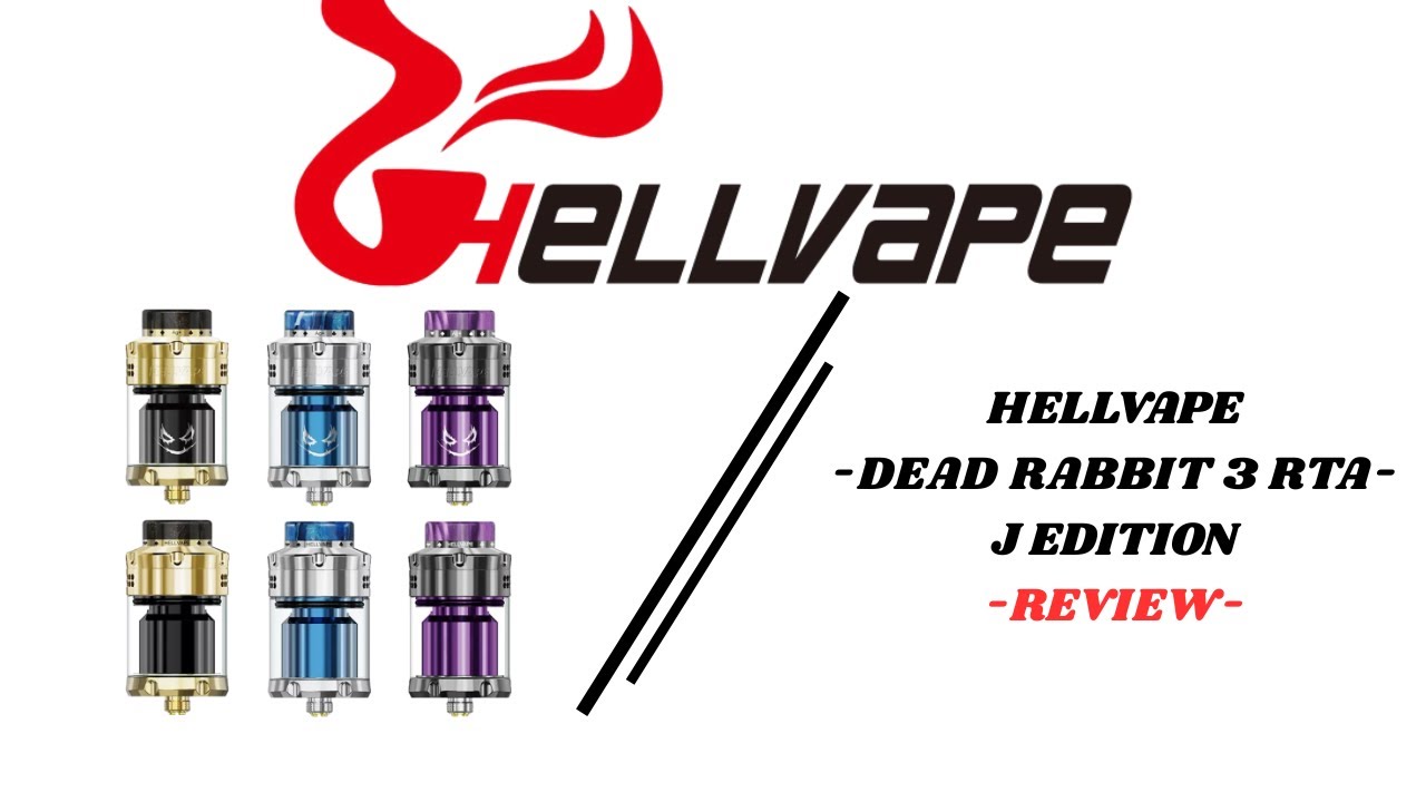 Hellvape - Dead Rabbit 3 RTA Joker Edition Review / Selbstwickler / Dual Coil Verdampfer