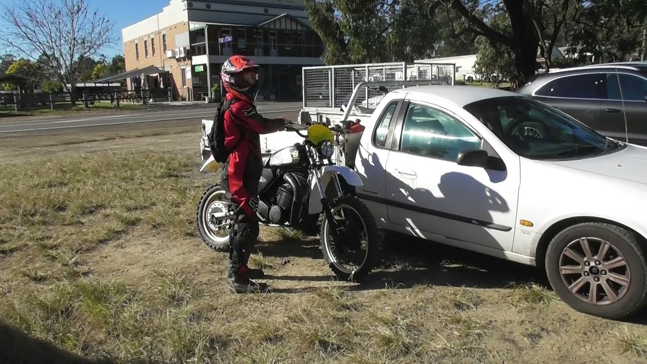 1980 Husqvarna CR390 project , first ride